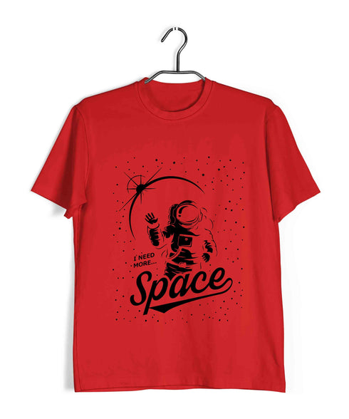 Travel Pop Culture NEED MORE SPACE Travel Casual Graphic Printed T-Shirt for Men